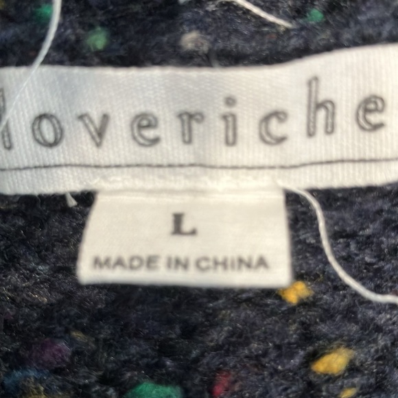 Size large navy Blue Tunic sleeveless with a turtleneck. - Picture 4 of 9